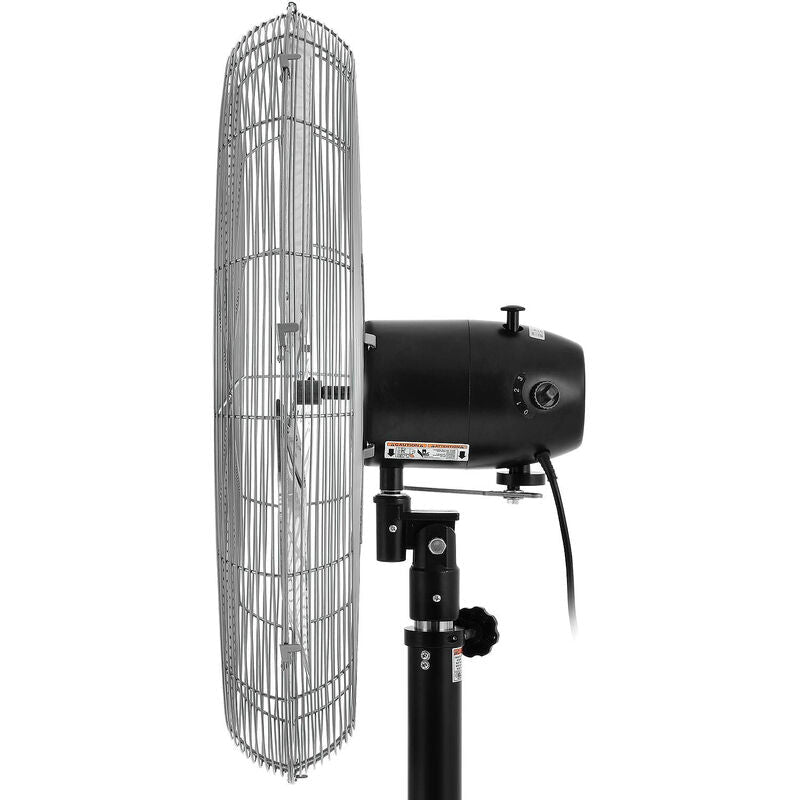 Global Industrial 30" Deluxe Oscillating Pedestal Fan, 3 Speed, 10,000 CFM, 320W, 1/2 HP (GLB - 652299) - SchoolOutlet