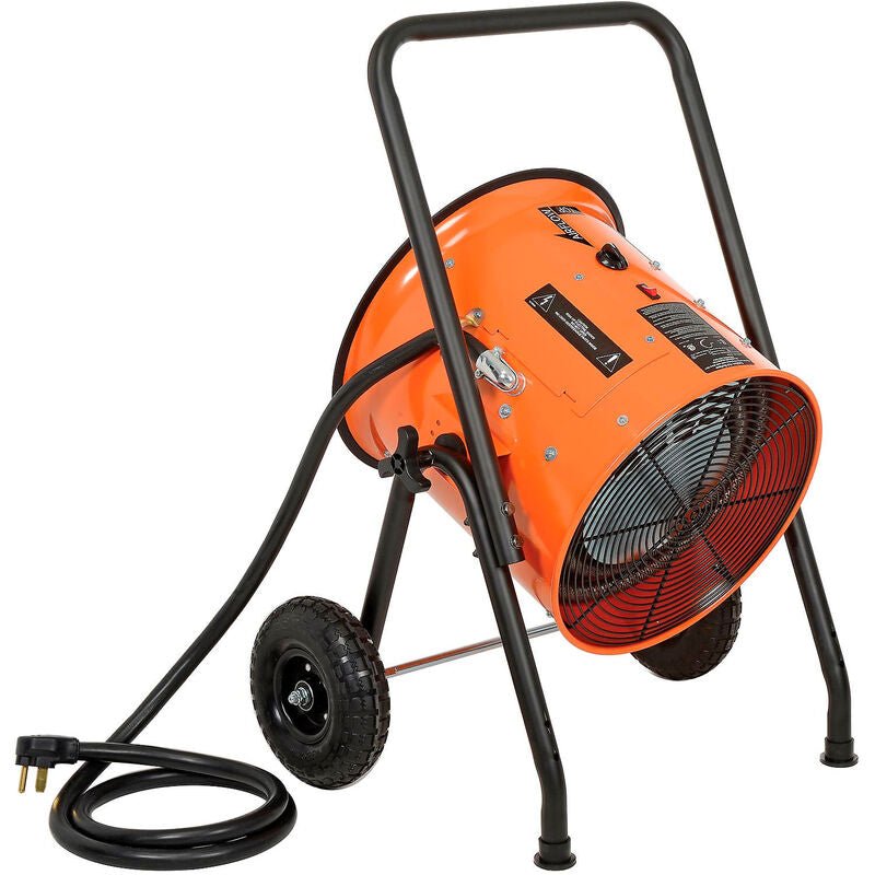 Global Industrial Portable Salamander Heater W/ Adjustable Thermostat, 240V, 1 Phase, 10000W (GLB - 653558) - SchoolOutlet