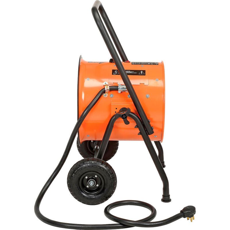 Global Industrial Portable Salamander Heater W/ Adjustable Thermostat, 240V, 1 Phase, 10000W (GLB - 653558) - SchoolOutlet