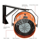 Global Industrial Electric Salamander Heater, Adjustable Thermostat, 480V, 3 Phase, 15000 Watt (GLB - 653569) - SchoolOutlet
