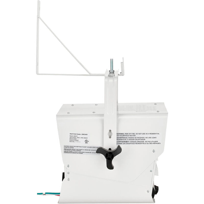 Global Industrial Unit Heater, Horizontal Downflow, Multi - Watt, 1881 - 5000W, 208/240V (GLB - 653577) - SchoolOutlet