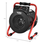 Global Industrial Portable Electric Space Heater, 120V, 1500W (GLB - 653579) - SchoolOutlet