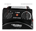 Global Industrial Portable Electric Space Heater, 120V, 1500W (GLB - 653579) - SchoolOutlet