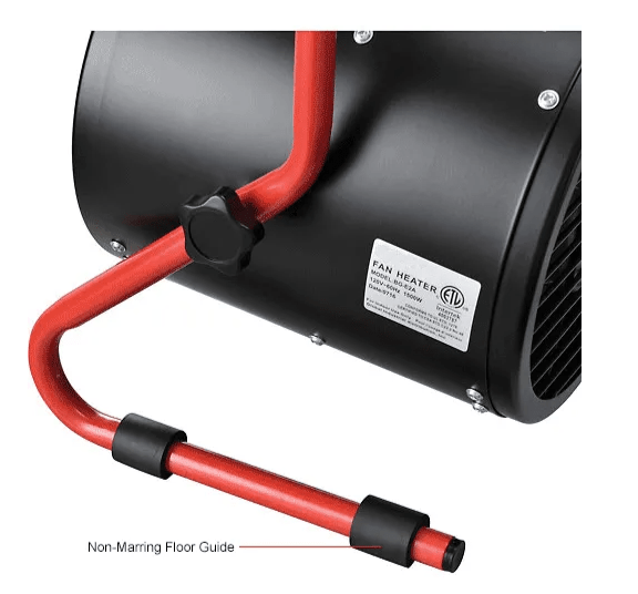 Global Industrial Portable Electric Space Heater, 120V, 1500W (GLB - 653579) - SchoolOutlet