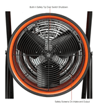 Global Industrial Portable Salamander Heater W/ Adjustable Thermostat, 240V, 3 Phase, 15000W (GLB - 653671) - SchoolOutlet