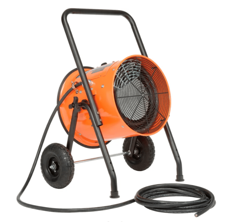 Global Industrial Portable Salamander Heater W/ Adjustable Thermostat, 480V, 3 Phase, 15000W (GLB - 653672) - SchoolOutlet