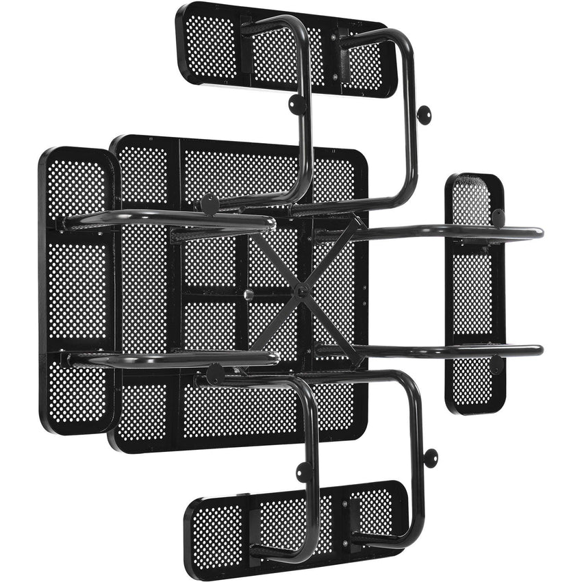 Global Industrial 46" Square Picnic Table, Perforated Metal (GLB - 694551) - SchoolOutlet