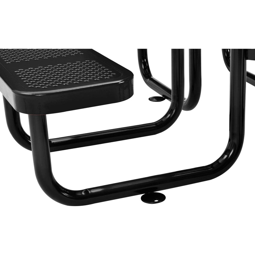 Global Industrial 46" Square Picnic Table, Perforated Metal (GLB - 694551) - SchoolOutlet
