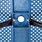 Global Industrial 6' Rectangular Picnic Table Perforated Metal Blue (GLB - 694553BL) - SchoolOutlet