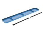 Global Industrial 6' Rectangular Picnic Table Perforated Metal Blue (GLB - 694553BL) - SchoolOutlet