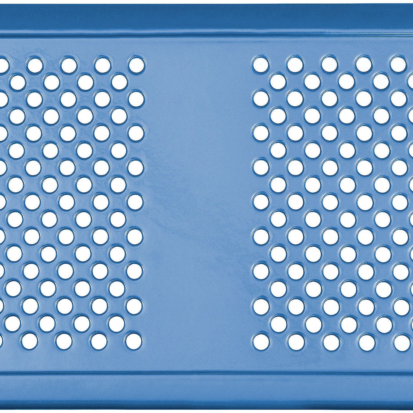 Global Industrial 6' Rectangular Picnic Table Perforated Metal Blue (GLB - 694553BL) - SchoolOutlet