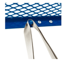 Global Industrial 6' Rectangular Picnic Table Perforated Metal Blue (GLB - 694553BL) - SchoolOutlet