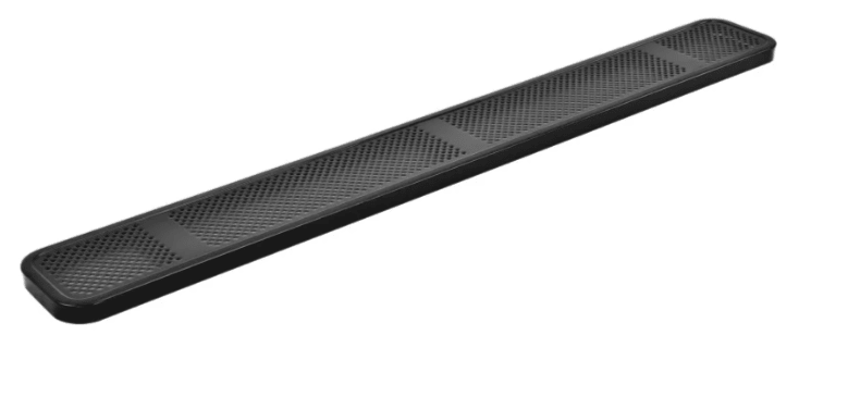 Global Industrial 8' Rectangular Picnic Table, Perforated Metal, Black (GLB - 694555BK) - SchoolOutlet