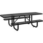 Global Industrial 8' Picnic Table, ADA Compliant, Expanded Metal (GLB - 695289) - SchoolOutlet