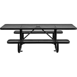 Global Industrial 8' Picnic Table, ADA Compliant, Expanded Metal (GLB-695289)