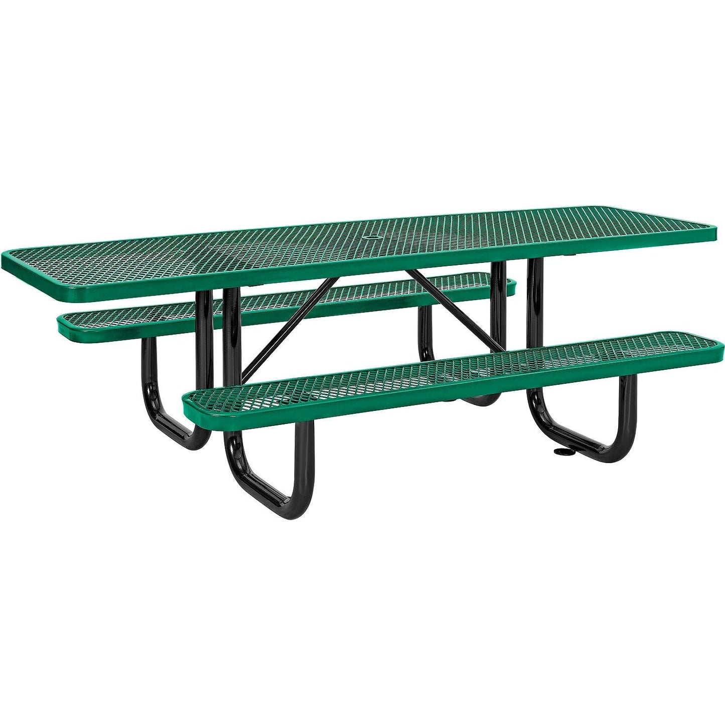 Global Industrial 8' Picnic Table, ADA Compliant, Expanded Metal (GLB - 695289) - SchoolOutlet