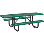 Global Industrial 8' Picnic Table, ADA Compliant, Expanded Metal (GLB - 695289) - SchoolOutlet