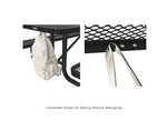 Global Industrial 8' Picnic Table, ADA Compliant, Expanded Metal (GLB - 695289) - SchoolOutlet