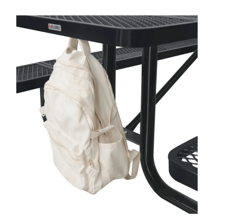Global Industrial 8' Picnic Table, ADA Compliant, Expanded Metal (GLB - 695289) - SchoolOutlet
