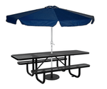 Global Industrial 8' Picnic Table, ADA Compliant, Expanded Metal (GLB - 695289) - SchoolOutlet