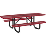 Global Industrial 8' Picnic Table, ADA Compliant, Expanded Metal (GLB - 695289) - SchoolOutlet
