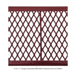Global Industrial 4' Rectangular Picnic Table Expanded Metal (GLB - 695485) - SchoolOutlet