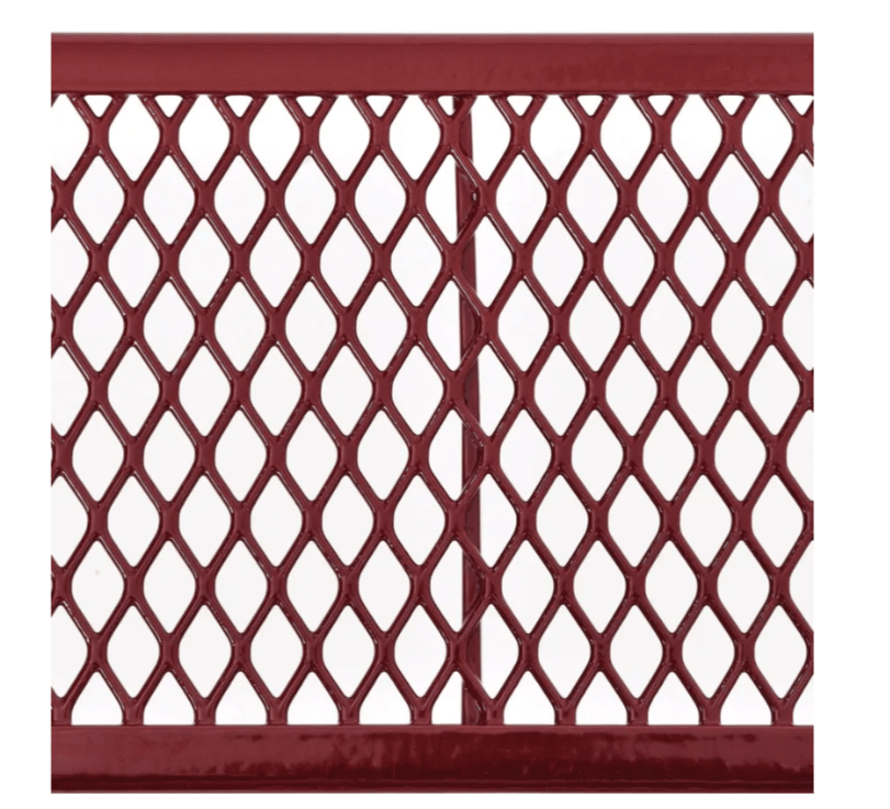Global Industrial 4' Rectangular Picnic Table Expanded Metal (GLB - 695485) - SchoolOutlet