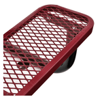 Global Industrial 4' Rectangular Picnic Table Expanded Metal (GLB - 695485) - SchoolOutlet