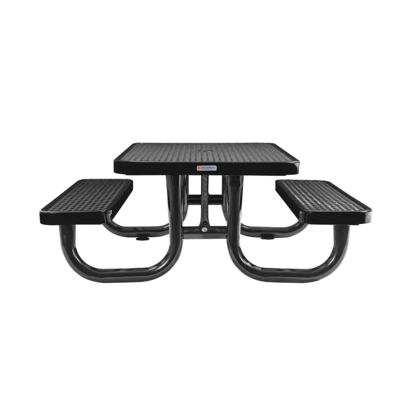 Global Industrial 4' Rectangular Kids Picnic Table, Expanded Metal (GLB - 695485K) - SchoolOutlet