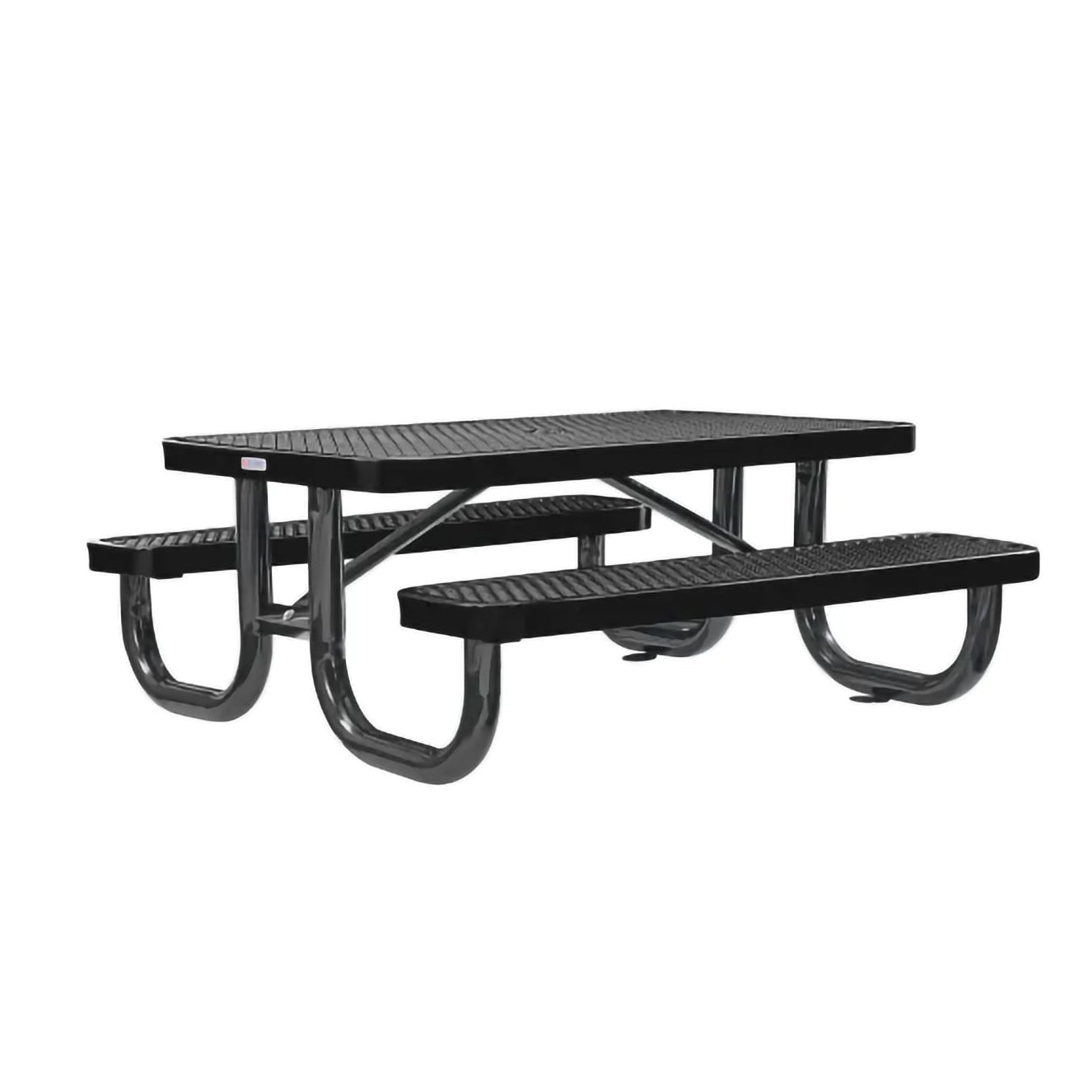 Global Industrial 4' Rectangular Kids Picnic Table, Expanded Metal (GLB - 695485K) - SchoolOutlet