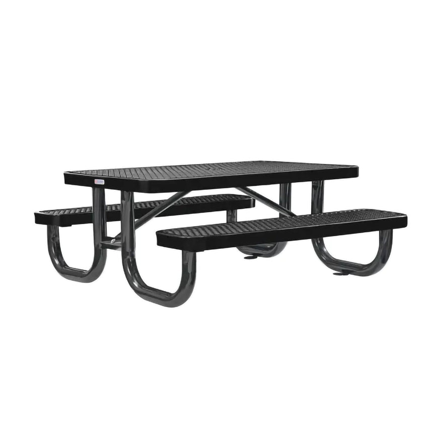 Global Industrial 4' Rectangular Kids Picnic Table, Expanded Metal (GLB - 695485K) - SchoolOutlet