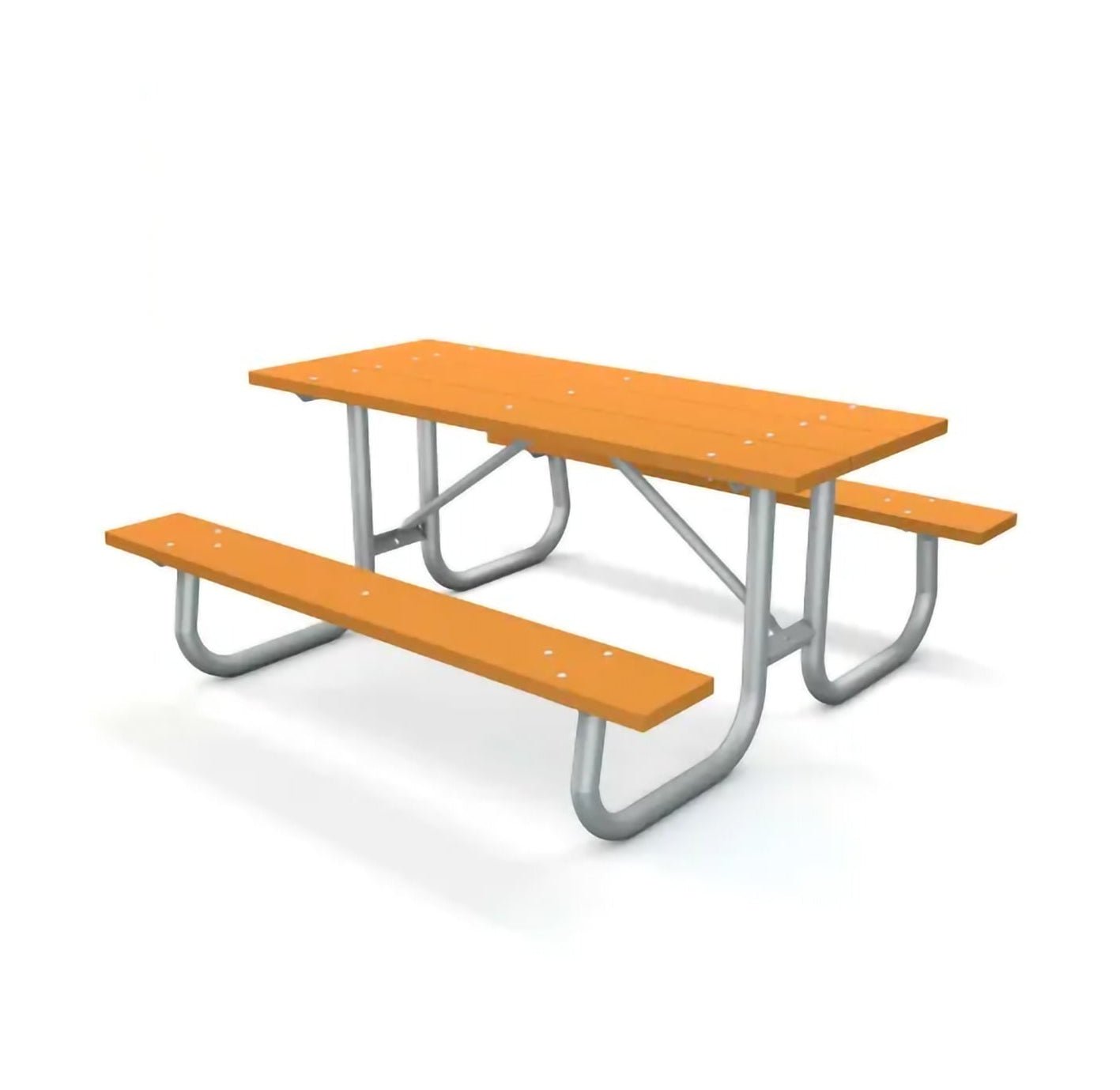 Global Industrial 6' Rectangular Picnic Table, Recycled Plastic (GLB - 6955XX) - SchoolOutlet