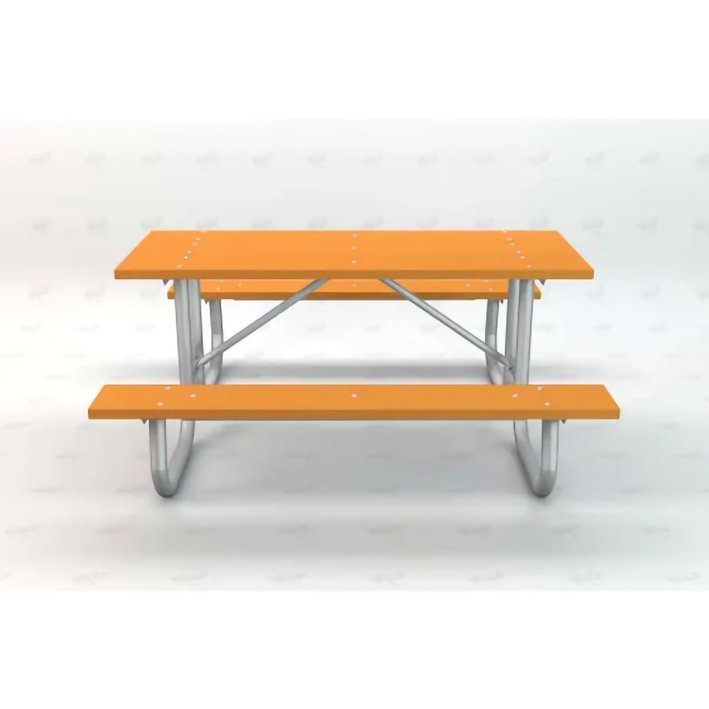 Global Industrial 6' Rectangular Picnic Table, Recycled Plastic (GLB - 6955XX) - SchoolOutlet