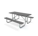 Global Industrial 6' Rectangular Picnic Table, Recycled Plastic (GLB - 6955XX) - SchoolOutlet
