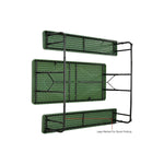 Global Industrial 6' Folding Plastic Picnic Table (GLB - 695769) - SchoolOutlet