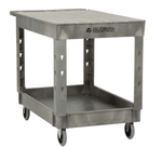 Global Industrial Flat Top Utility Cart w/2 Shelves, 44