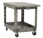 Global Industrial Flat Top Utility Cart w/2 Shelves, 44