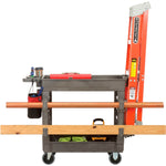 Global Industrial Utility Cart w/2 Shelves, 500 lb. Capacity, 38