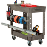 Global Industrial Utility Cart w/2 Shelves, 500 lb. Capacity, 38