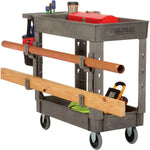 Global Industrial Utility Cart w/2 Shelves, 500 lb. Capacity, 38