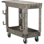 Global Industrial Flat Top Utility Cart w/2 Shelves, 38