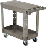 Global Industrial Flat Top Utility Cart w/2 Shelves, 38