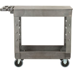 Global Industrial Flat Top Utility Cart w/2 Shelves, 38