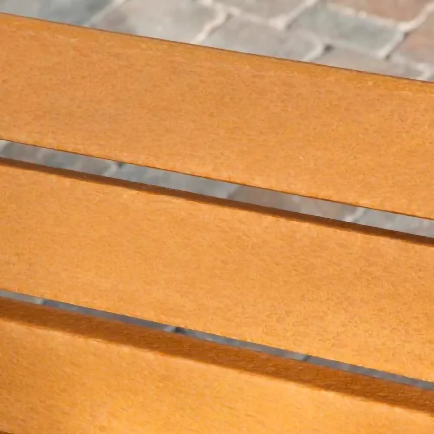 Global Industrial Heritage 6' Recycled Plastic Bench with Black Frame (GLB - B264XXX) - SchoolOutlet