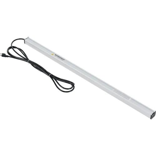 Global Industrial Aluminum Power Strip - 10 Outlets & 15A/120V, 15' Cord, Silver, 48"L (GLB-WB500888A) - SchoolOutlet