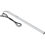 Global Industrial Aluminum Power Strip - 10 Outlets & 15A/120V, 15' Cord, Silver, 48
