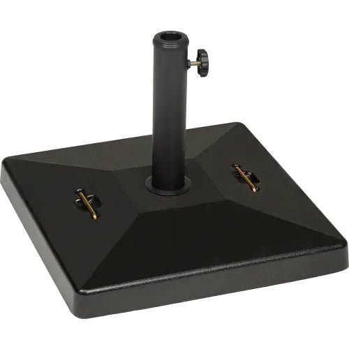 Global Industrial Concrete Umbrella Base Square 20"W x 20"D - Black (GLB-WB695475) - SchoolOutlet