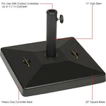 Global Industrial Concrete Umbrella Base Square 20