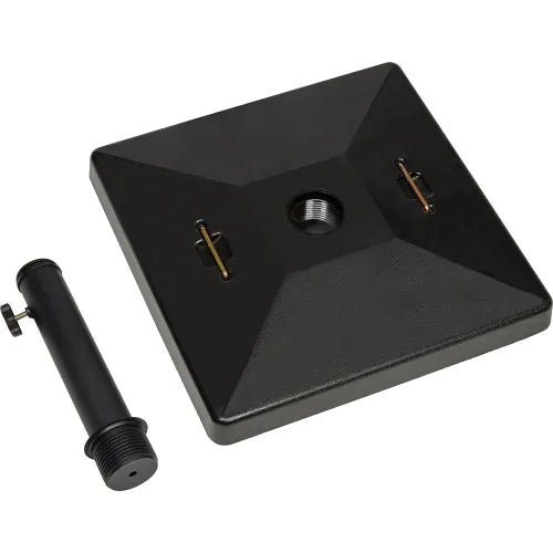 Global Industrial Concrete Umbrella Base Square 20"W x 20"D - Black (GLB-WB695475) - SchoolOutlet