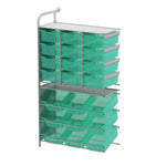 Gratnells Callero Custom Tall Pick - Store Adder Unit 9 Tilting Deep and 12 Deep Trays (GRA - CADD010744) - SchoolOutlet